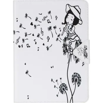 Pouzdro na tablet Pictu PU kožené zapínací pouzdro na iPad Pro 9.7 - hrající dívka