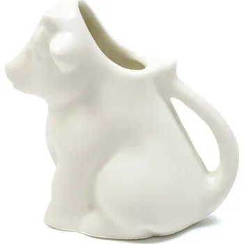 Cukřenka Porcelánové konvičky na mléko, 20 ml, sada 6 ks - WEIS (Konvička na mléko 20 ml, sada 6 z porcelánu - WEIS)