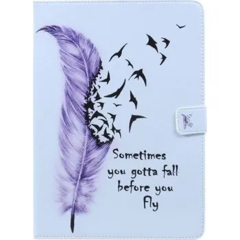 Pouzdro na tablet Pictu knížkové pouzdro na tablet iPad Air 2 - pírko