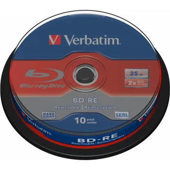 Optické médium Verbatim BD-RE 25GB 2x 10ks (43694)