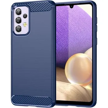 Pouzdro na mobilní telefon Carbon odolný gelový obal na mobil Samsung Galaxy A33 5G - modrý