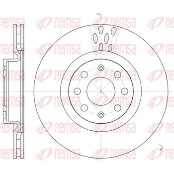 Brzdový kotouč Brzdový kotouč REMSA 6982.10