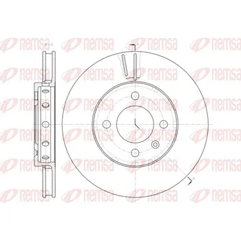 Brzdový kotouč Brzdový kotouč REMSA 61484.10