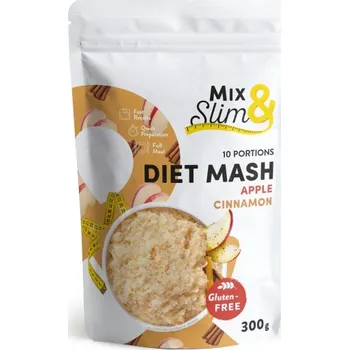 Keto dieta Mix & Slim Dietní kaše 300 g jablko/skořice