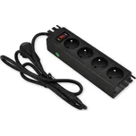 PD.0401.001 - 10" napájecí panel, 1U, vypínač