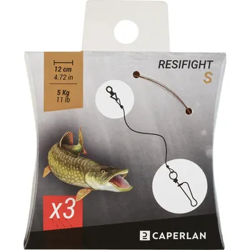 Rybářský háček CAPERLAN Nástavec na lov dravých ryb RESIFIGHT ohebný 5 kg