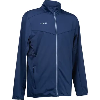 Pánská móda KOROK Pánská tréninková bunda na pozemní hokej FH900 tmavě modrá 2XL MODRÁ
