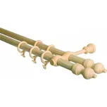 Garnýž 100 cm dvouřadá - dvojitá, odstín borovice