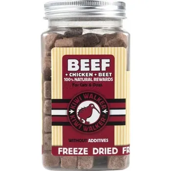 Kiwi Walker Mrazem sušené hovězí, kuřecí a červená řepa 90 g