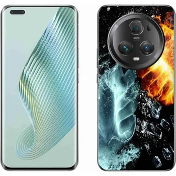 Pouzdro na mobilní telefon Gelový kryt mmCase na mobil Honor Magic 5 Pro 5G - voda a oheň