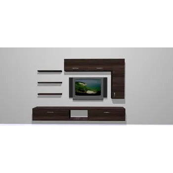 Obývací stěna Obývací stěna Rouve tmavě hnědá