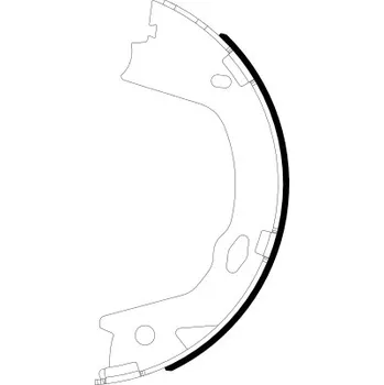 Brzdová čelist Sada brzdových čelistí, parkovací brzda TEXTAR 91082600