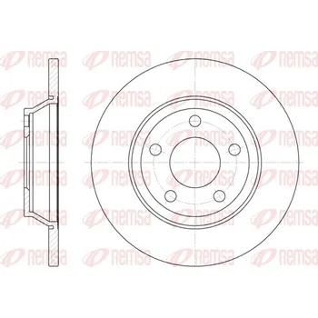 Brzdový kotouč Brzdový kotouč REMSA 6472.00