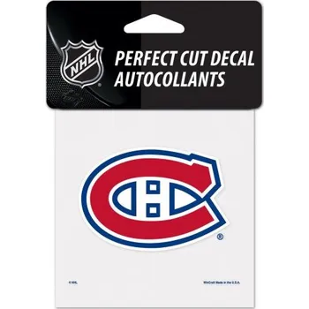 Puk WinCraft Samolepka Montreal Canadiens Perfect Cut Decal 10x10 396059