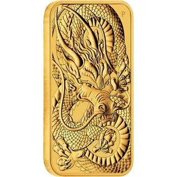 Zlatá mince 1 Oz Dragon 2021 Rectangular (Obdélník)