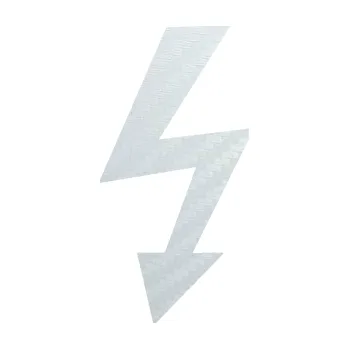 samolepka Blesk 003 elektřina (51 - 3D karbon bílý) SAMOLEPKA NA AUTO, NÁLEPKA, FÓLIE, POLEP, TUNING, VLASTNÍ TEXT, TISK, AUTOSAMOLEPKY.cz, POLEPY, OBRÁZEK, LOGO, 3D STICKERS