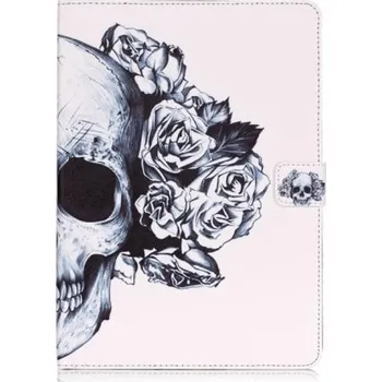 Pouzdro na tablet Image PU kožené knížkové pouzdro na iPad mini / iPad mini 2 / iPad mini 3 - lebka