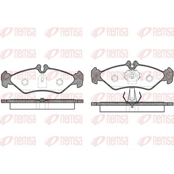 Brzdová destička Sada brzdových destiček, kotoučová brzda REMSA 0579.00