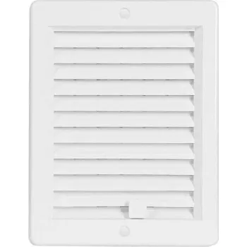 Větrací mřížka Mřížka větrací se žaluzií plastová, 150x200mm BÍ