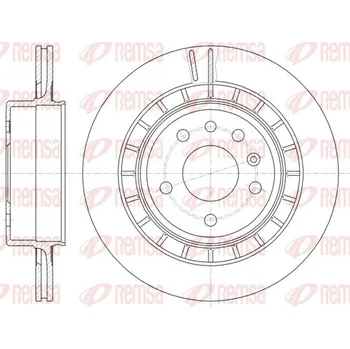 Brzdový kotouč Brzdový kotouč REMSA 6861.10