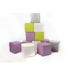 Molitanová stavebnice Moliplay Pastels 12 dílů koženka velikost L (Stavebnice velikost L)