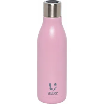 Láhev Asobu UV-Light Bottle Pink, 0.5 L
