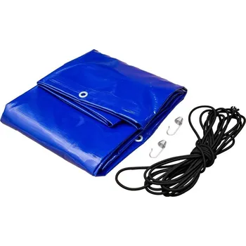 Krycí plachta MODRÁ PLOCHÁ PLACHTA NA PŘÍVĚS GARDEN TRAILER 264 KIPP