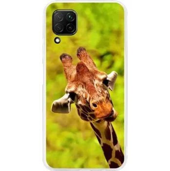 Pouzdro na mobilní telefon Gelový kryt mmCase na mobil Huawei P40 Lite - žirafa