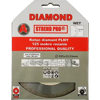 Brusný kotouč Kotouč STREND Pro 521B, 125 mm, Diamant, Plný 223918