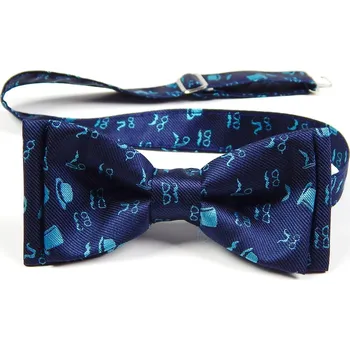 HEDVA ČESKÝ BROKÁT Motýlek PESh 700 Gentleman modrá/tyrkysová KRB