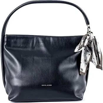 Kabelka Středně velká moderní kabelka na rameno David Jones CM6534 černá