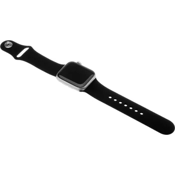 Módní doplněk Set silikonových řemínků FIXED Silicone Strap pro Apple Watch 42/44/45/49mm, černý FIXSST-434-BK
