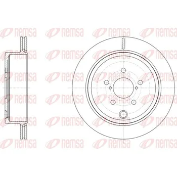 Brzdový kotouč Brzdový kotouč REMSA 61536.10