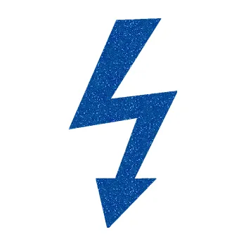 samolepka Blesk 003 elektřina (88 - Ultra Metalic modrá) SAMOLEPKA NA AUTO, NÁLEPKA, FÓLIE, POLEP, TUNING, VLASTNÍ TEXT, TISK, AUTOSAMOLEPKY.cz, POLEPY, OBRÁZEK, LOGO, 3D STICKERS