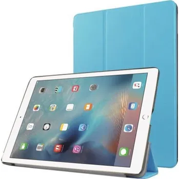 Pouzdro na tablet Trifold PU kožené polohovatelné pouzdro na iPad Pro 9.7 - světlemodré