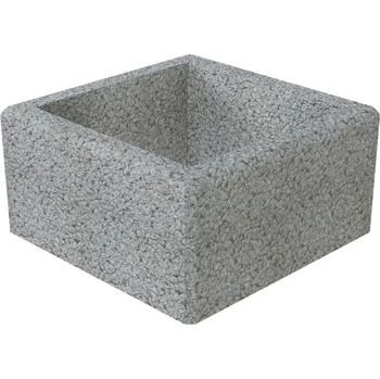 Plotovka Betonová plotová tvárnice GARDELOT® sloupová 40x40 GRL 40/40/20 jemný povrch pis