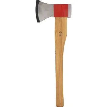 Sekera ARMÁDNÍ ORIGINÁL ŠVÝCARSKÉ ARMÁDY Sekera vojenská záložní 2100g dřevěná 59cm velká Švýcarsko originál