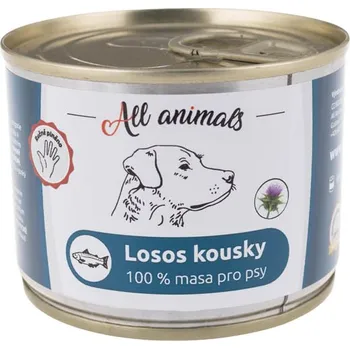 Krmivo pro psa All Animals DOG losos kousky 200g