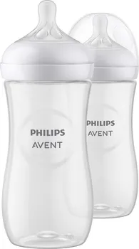 Kojenecká láhev Philips Avent Natural Response Baby Bottle 330 ml transparentní 2 ks