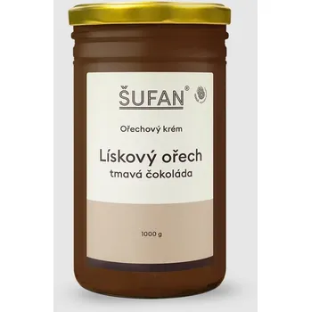 Šufan Máslo Lískový ořech tmavá čokoláda hmotnost: 1000g