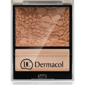 Rozjasňovač Dermacol Duo Bronze paletka rozjasňovačů 11 g