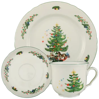 jídelní souprava Seltmann Weiden Marie-Luise Weihnachten Kávová sada 18 ks