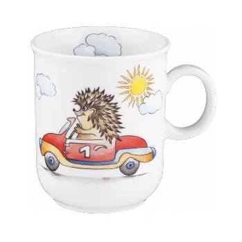 Čiperná zvířátka hrnek 0.25 ltr COMPACT, bílá, Seltmann Weiden