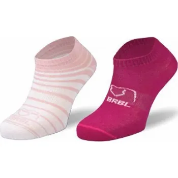 Pánské ponožky BALOO sneaker univerzální sportovní ponožky BRBL 39-42 bílá / růžová