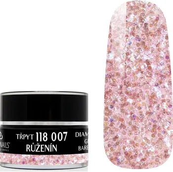 Umělé nehty UV/LED gel Diamond - Růženín 5 g