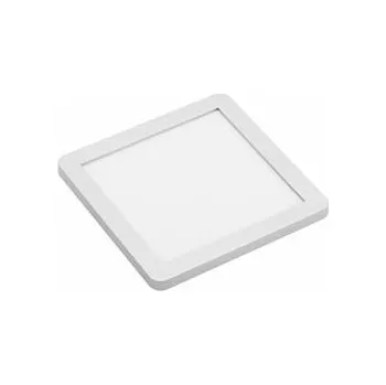 LED panel GTV LED svítidlo panel VEGAS 3W 100x100, alu, 2v1 teple-studená bílá, mini amp kabel 2m