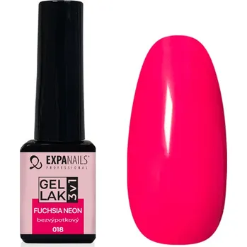Lak na nehty UV/LED Gel lak 3v1 - Fuchsia neon 5 ml