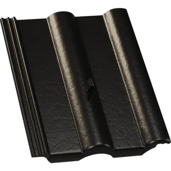 Střešní krytina Střešní taška hromosvodová KM BETA betonová krytina Beta - BRILIANT černá