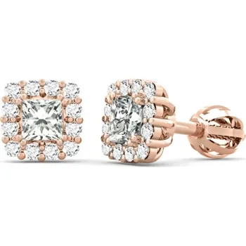 Šperk Couple, Elegantní pecky Clara, růžové zlato se zirkony, 585-66-3-0318.4C00.0.00.001.05