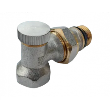 Hlavice pro radiátor Uzavírací šroubení rohové 1/2'' x 1/2'' (Melscher HR1207)